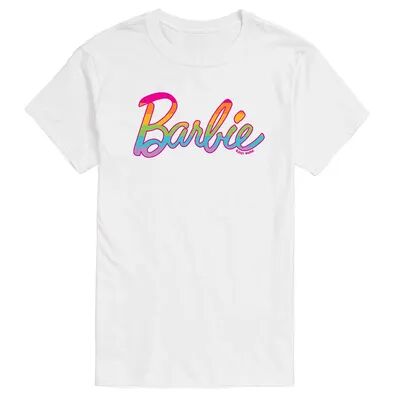 Licensed Character Men's Barbie Pride Rainbow Tee, Size: Large, White
