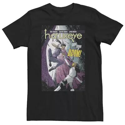 Licensed Character Big & Tall Marvel Hawkeye Count Down To Doom Comic Cover Tee, Men's, Size: XL Tall, Black