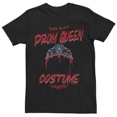 Licensed Character Men's Carrie Prom Queen This Is My Costume Tee, Size: Small, Black