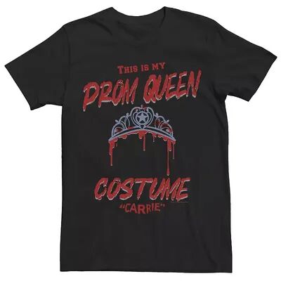 Licensed Character Men's Carrie Prom Queen This Is My Costume Tee, Size: XL, Black