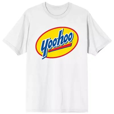 Licensed Character Men's Yoo-hoo Chocolate Drink Logo Tee, Size: Large, White