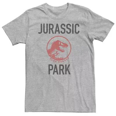 Licensed Character Big & Tall Jurassic Park Fossil Coin Graphic Tee, Men's, Size: 4XLT, Med Grey