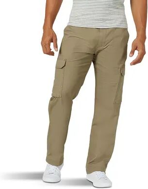 Wrangler Men's Wrangler Twill Ripstop Cargo Pants, Size: 40 X 32, Med Beige