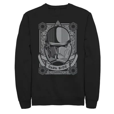 Licensed Character Men's Star Wars The Rise of Skywalker Sith Trooper Playing Card Sweatshirt, Size: XL, Black