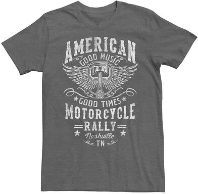 Licensed Character Men's American Motorcycle Rally Nashville, TN Tee, Size: Large, Dark Grey