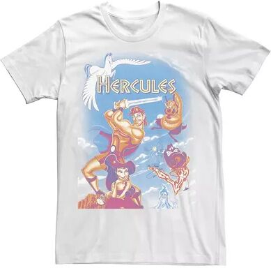 Licensed Character Big & Tall Disney Hercules Movie Poster DVD Cover Tee, Men's, Size: 4XL Tall, White