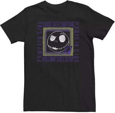 Disney Big & Tall Disney The Nightmare Before Christmas Jack 97 Box Up Tee, Men's, Size: 4XL, Black