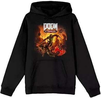 Licensed Character Men's Doom Hooded Sweatshirt, Size: XL, Black