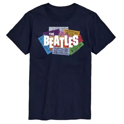License Big & Tall The Beatles Tickets Tee, Men's, Size: 4XB, Blue