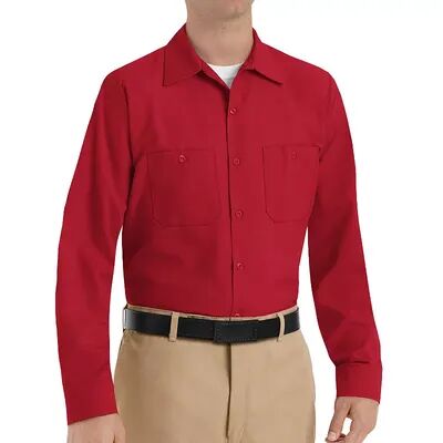 Red Kap Men's Red Kap Classic-Fit Industrial Button-Down Work Shirt, Size: XXL