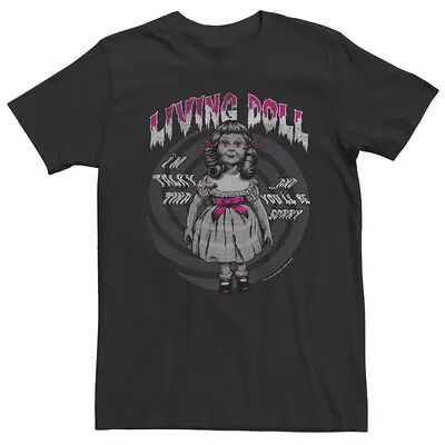 Licensed Character Men's Twilight Zone Living Doll Tee, Size: Small, Black