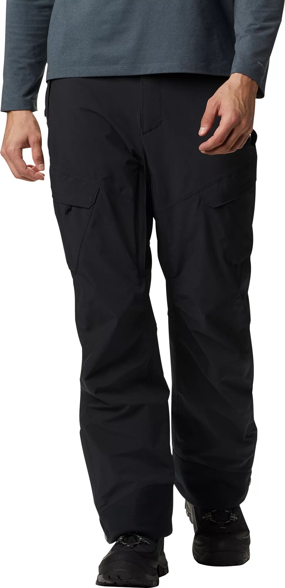 Photos - Ski Wear Columbia Men's Powder Stash Snow Pants, Medium, Black 20cmbmmpwdrstshpnmou 