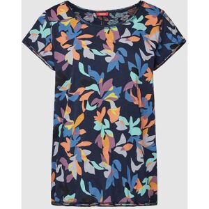 Esprit T-Shirt mit floralem Muster - women - BLAU - XS;S;M;L