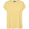 Vero Moda Rundhalsshirt »VMAVA PLAIN SS TOP GAJRS NOOS«  mellow yellow mellow yellow