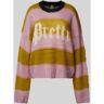 The Ragged Priest Strickpullover mit Statement-Print Modell 'PRETTY', Größe M - EUR - Rosa - M