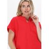 Cc Heart Top Linen Top Rot Damen 38