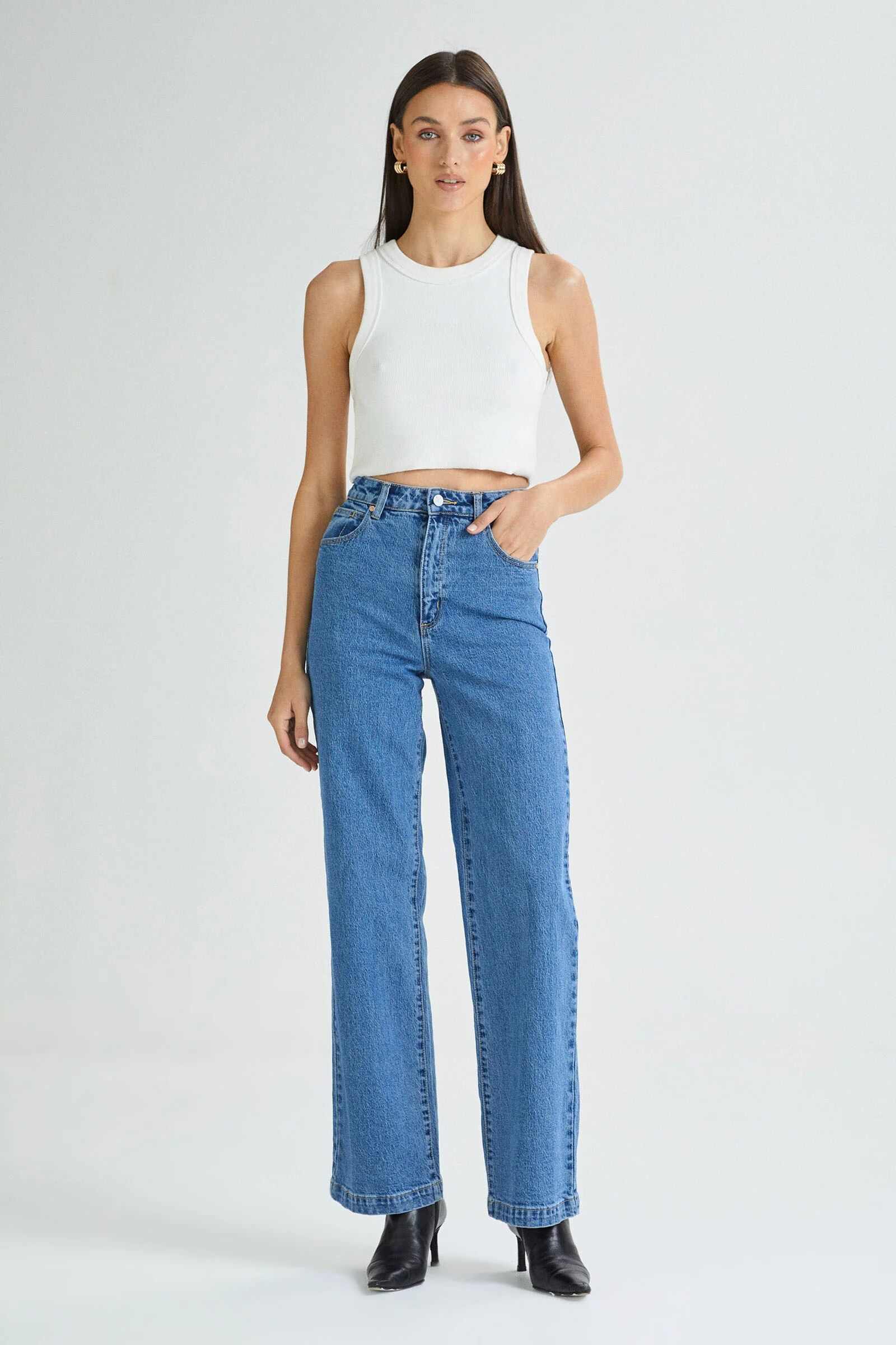 94 High & Wide Chantell Organic - Abrand Jeans