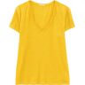 T-shirt en lin Jaune - IKKS Femme Jaune M Lin