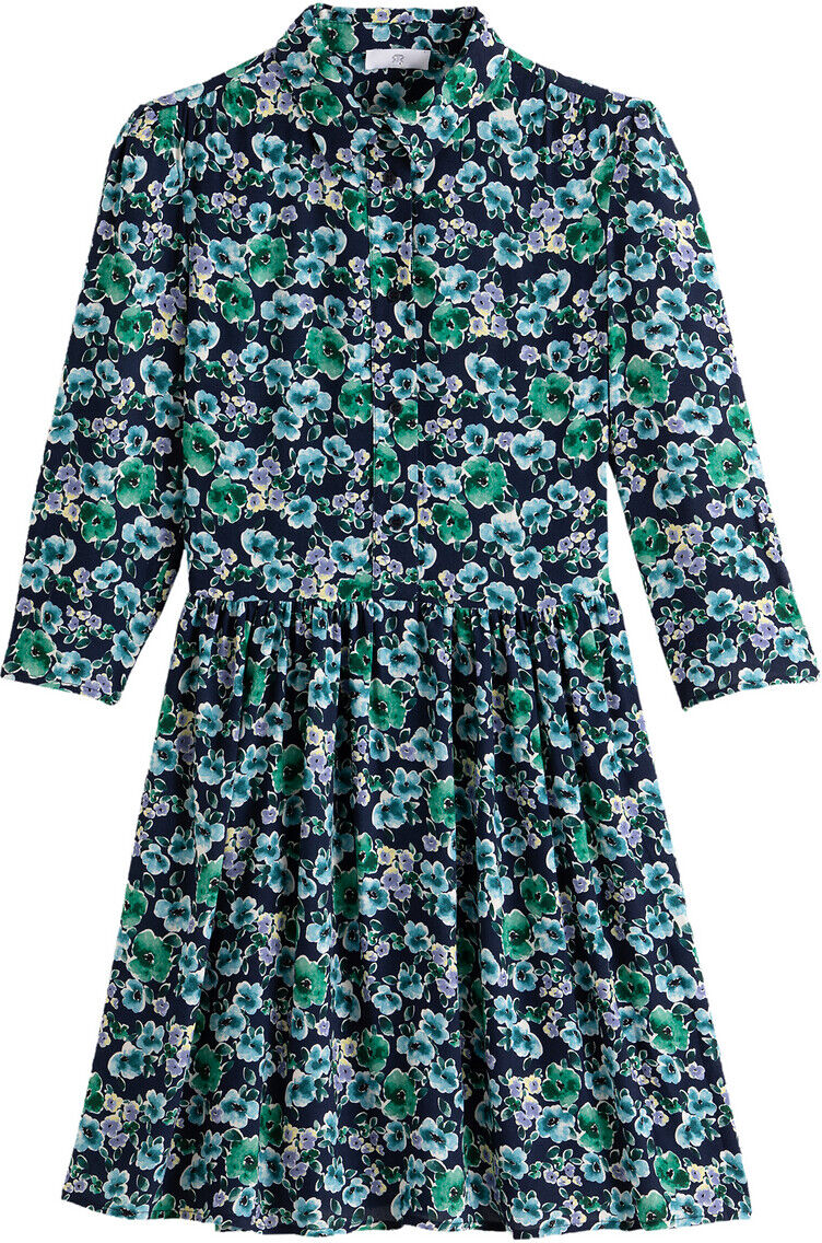 LA REDOUTE COLLECTIONS Robe courte col chemise, imprimée fleurs