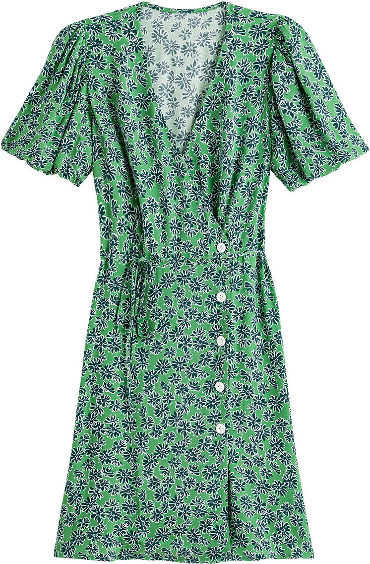 LA REDOUTE COLLECTIONS Robe cache-cœur boutonnée, imprimé fleurs