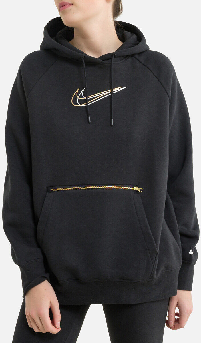 NIKE Sweat à capuche sportswear, poche zippée