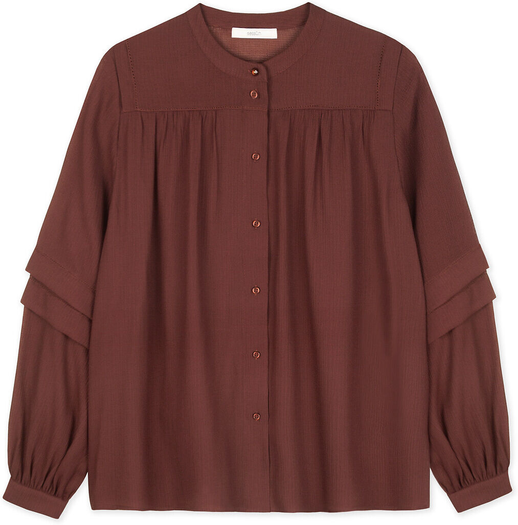 SESSUN Blouse col rond, manches longues MARYLEBONE