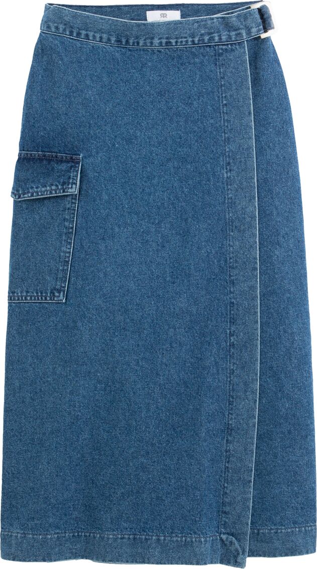 LA REDOUTE COLLECTIONS Jupe portefeuille denim longue