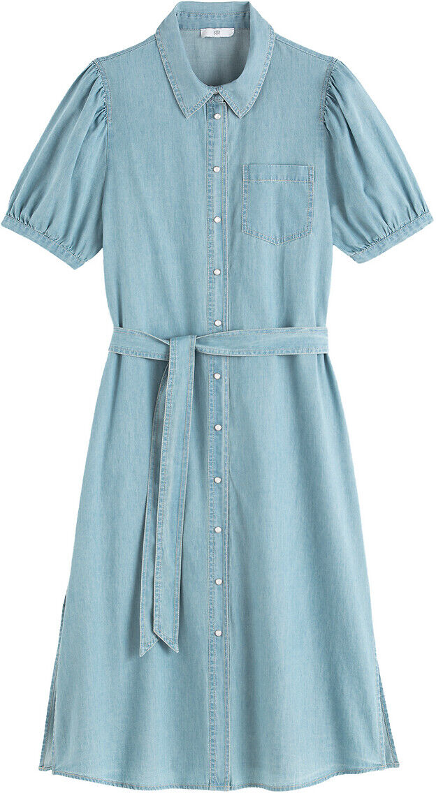 LA REDOUTE COLLECTIONS Robe chemise longue denim, manches ballon