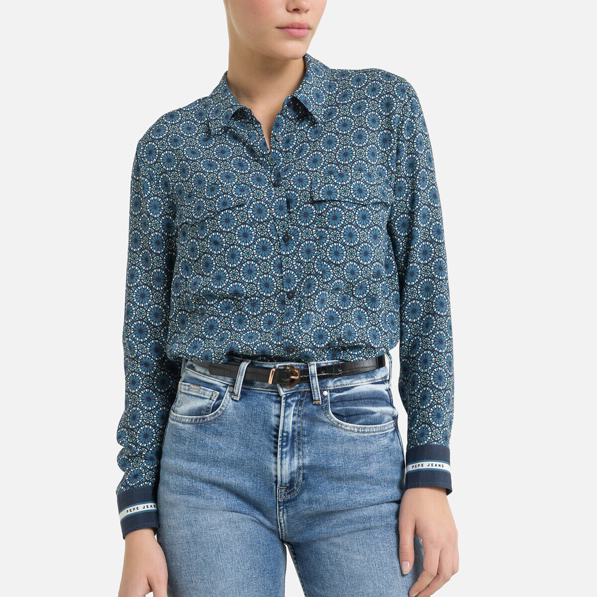 PEPE JEANS Chemise cintrée imprimée