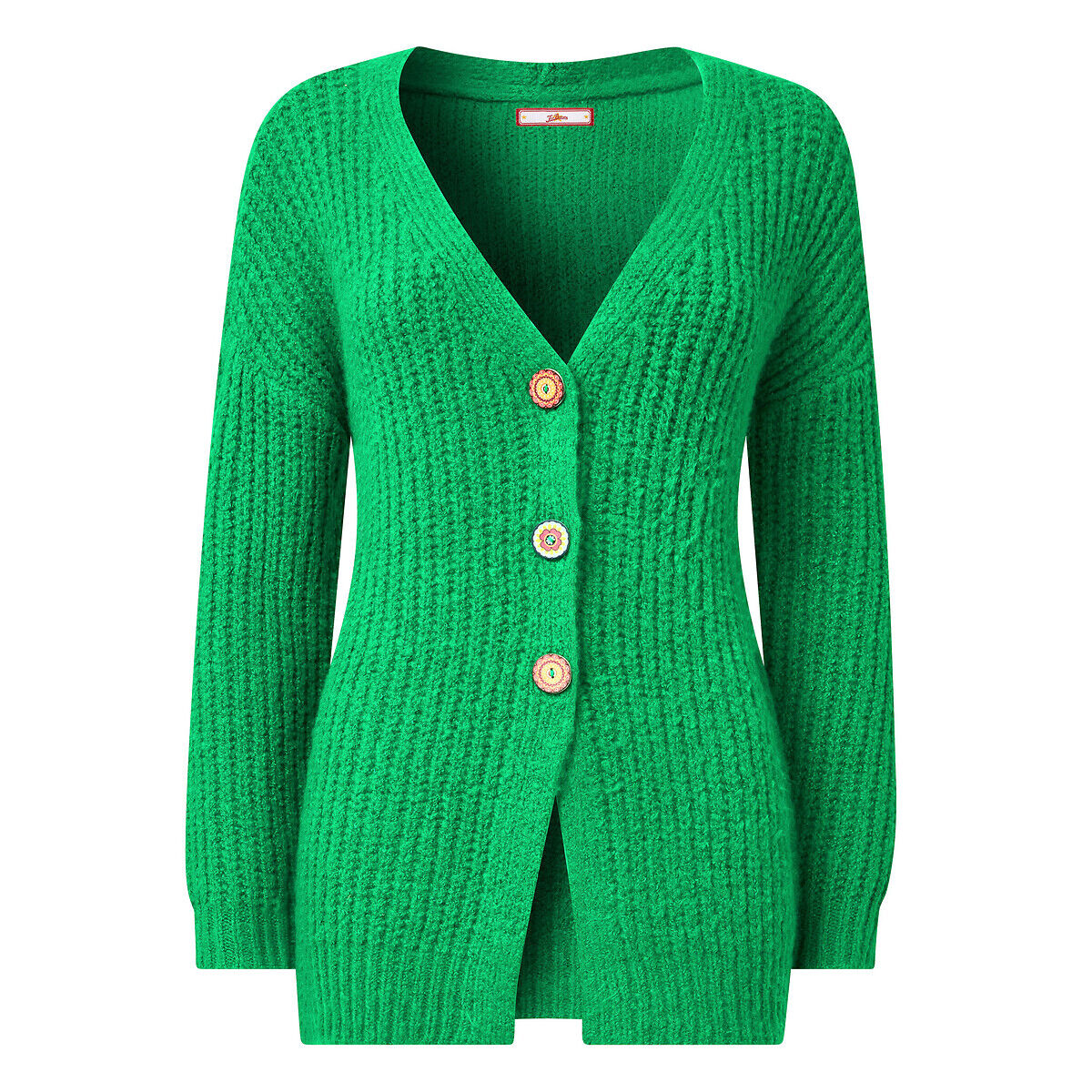 JOE BROWNS Cardigan col V, boutonné, grosse maille