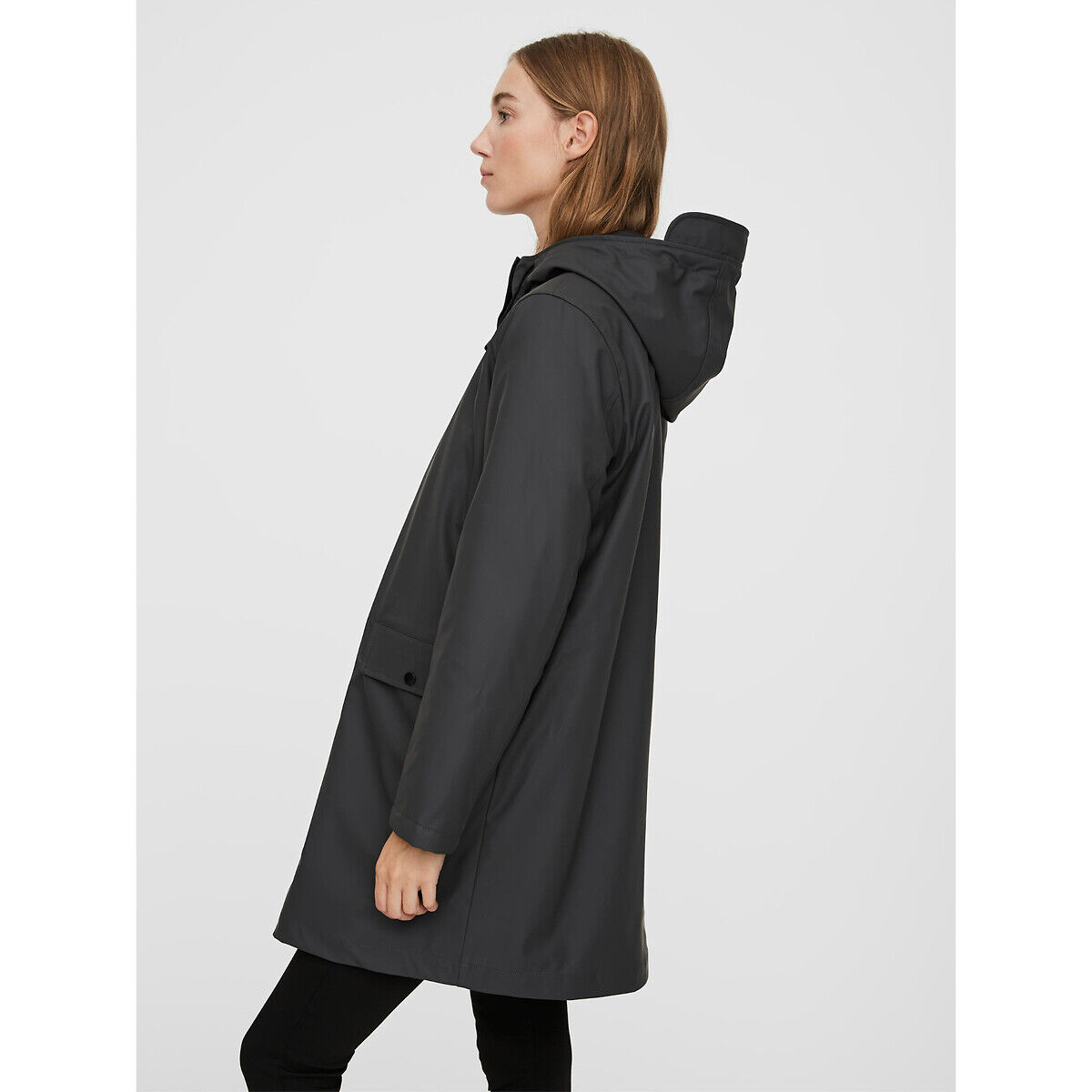 VERO MODA Imperméable mi-long à capuche