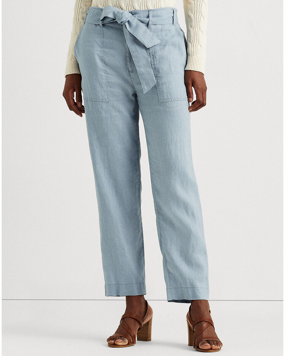 LAUREN RALPH LAUREN Pantalon droit en lin