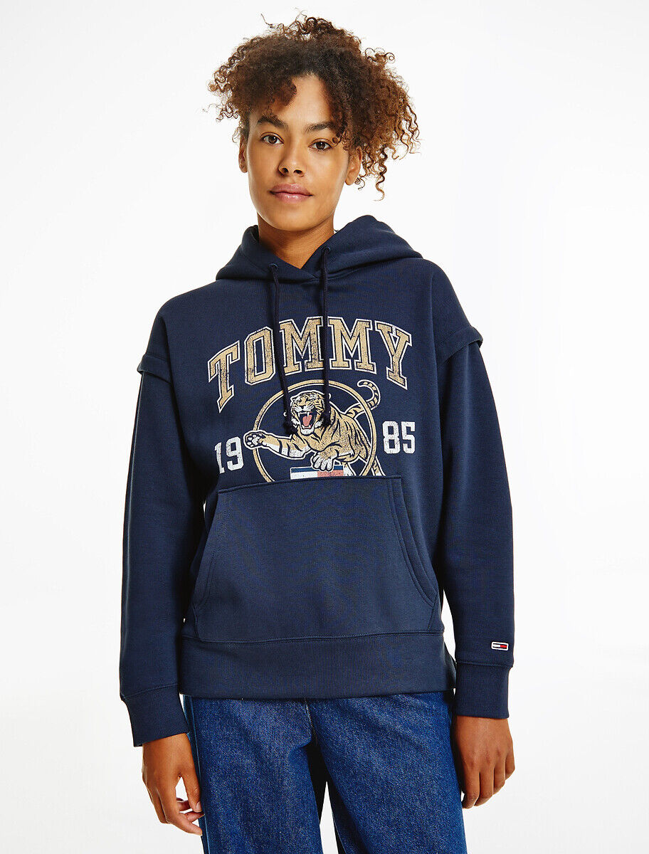 TOMMY JEANS Sweat capuche impression devant