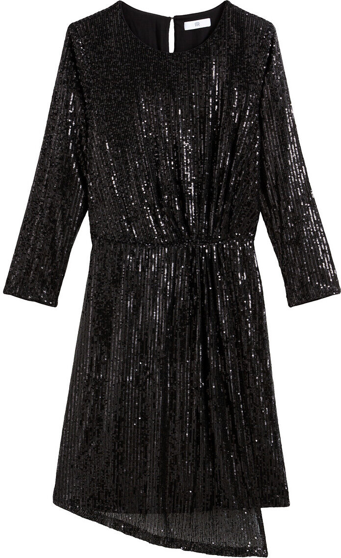 LA REDOUTE COLLECTIONS Robe droite à sequins, manches longues