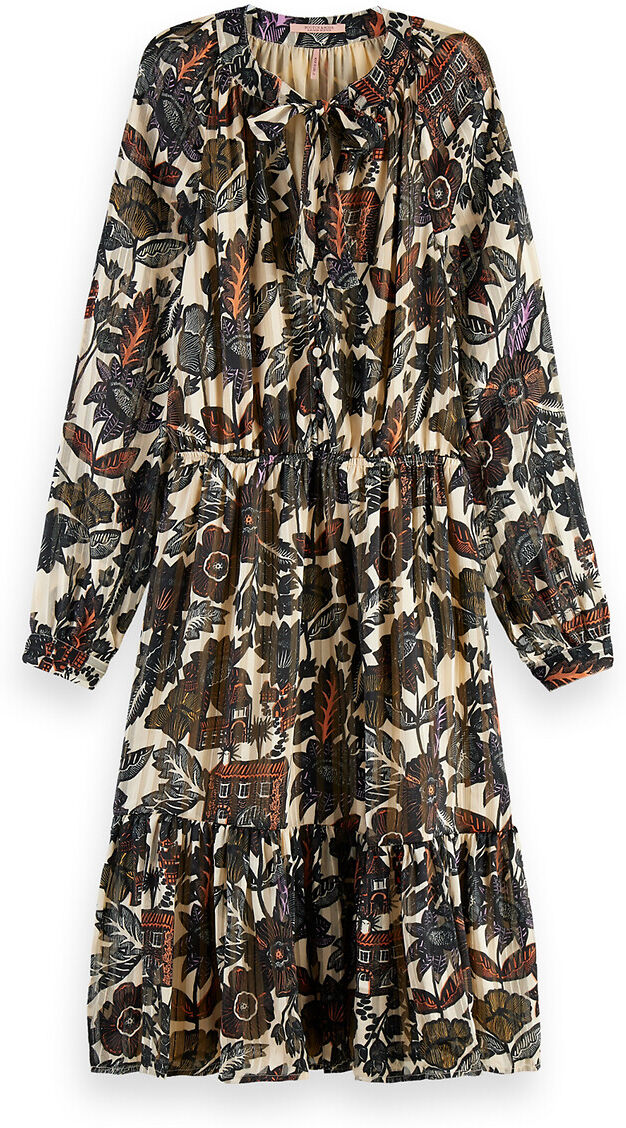 SCOTCH AND SODA Robe imprimée mi-longue