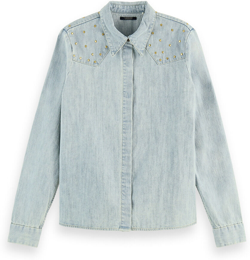 SCOTCH AND SODA Chemise en jean à studs, manches longues