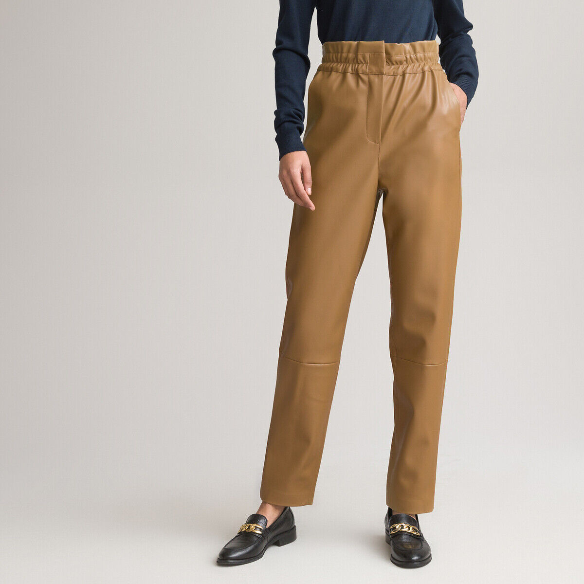 LA REDOUTE COLLECTIONS Pantalon cigarette en simili