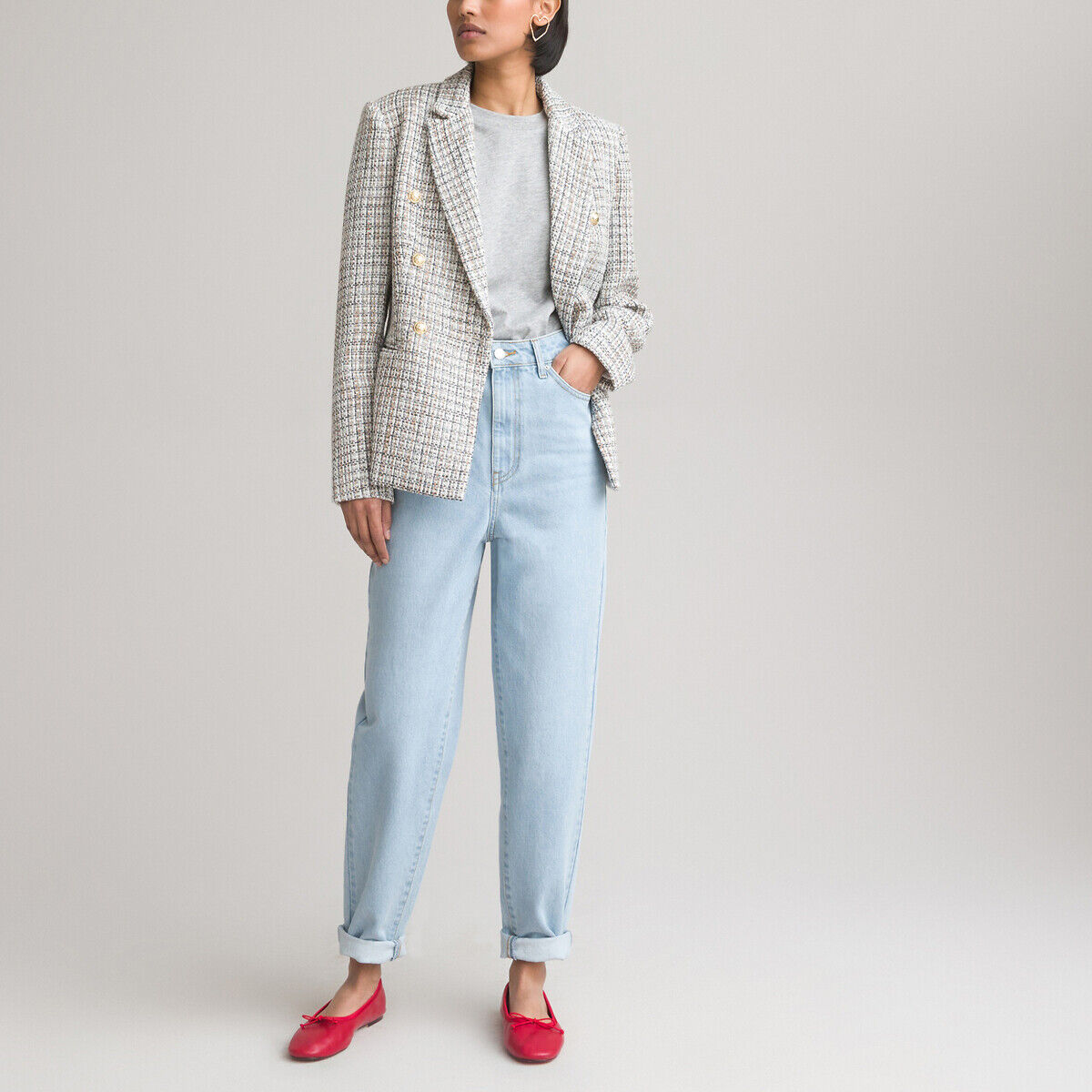 LA REDOUTE COLLECTIONS Blazer officier en tweed