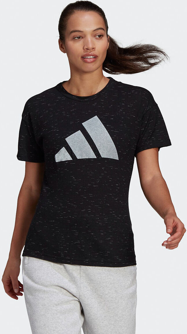 adidas Performance T-shirt col rond manches courtes 3 bandes