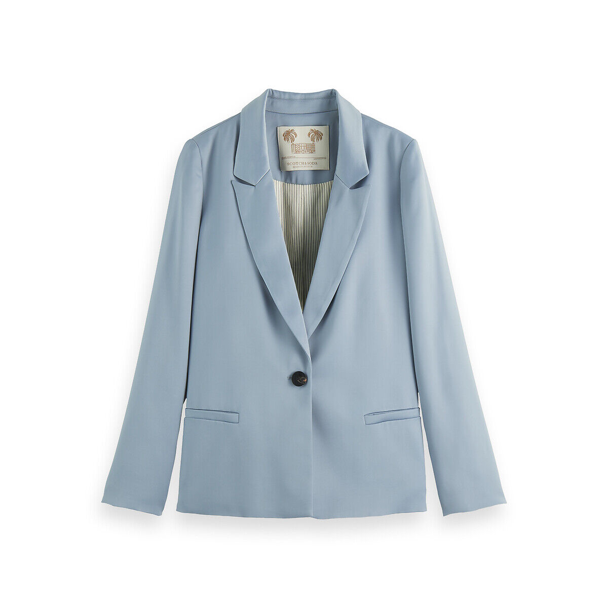 SCOTCH AND SODA Blazer court, coupe droite