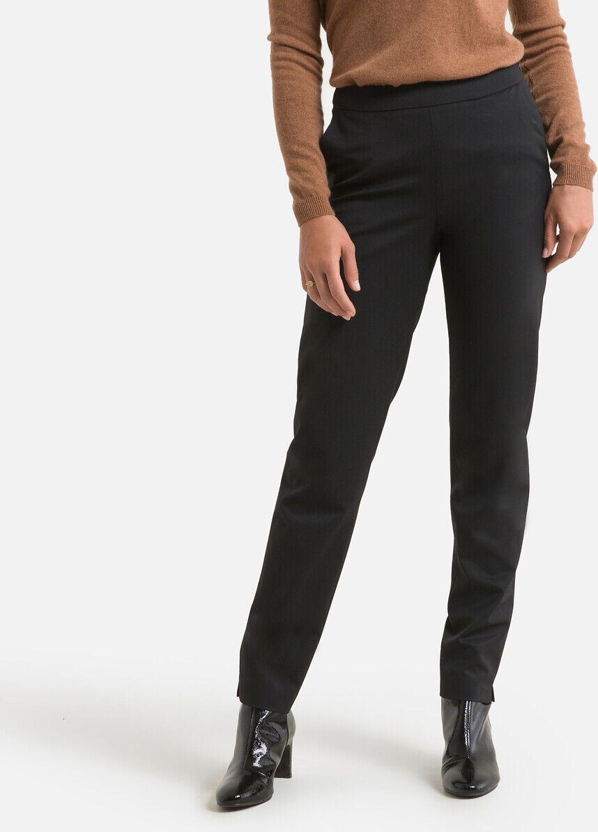 ANNE WEYBURN Pantalon fuselé laine majoritaire