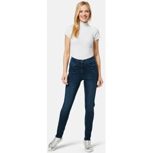 Madeleine Jeans mit Animalmuster dark blue 36