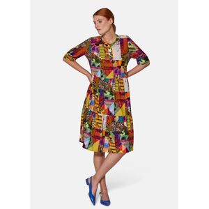 Madeleine Luftiges Sommerkleid mit trendigem Unikat-Print multicolor 34