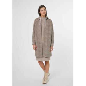 Madeleine Lange Hemdjacke mit Glencheck-Karo platin 34