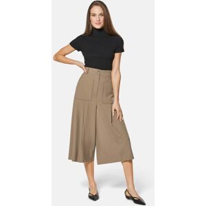 Madeleine Culotte mit modischem Akzent taupe 20