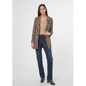 Madeleine Tweed-Gehrock mit Allover-Stickerei caramel / multicolor 36