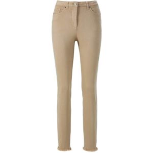 Madeleine Jeans mit Fransen caramel 40