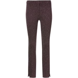 Madeleine Bequeme, enge Hose karminrot / multicolor 21