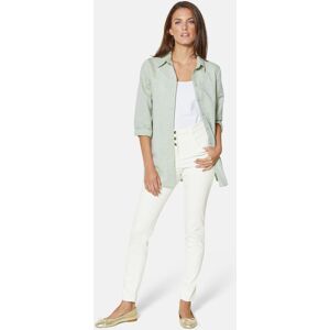 Madeleine Enge Jeans mit hohem Bund wollweiss 34