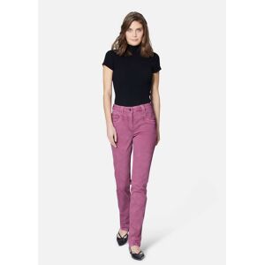 Madeleine Schlanke 5-Pockets-Jeans mit breitem Saumaufschlag hellviola 34